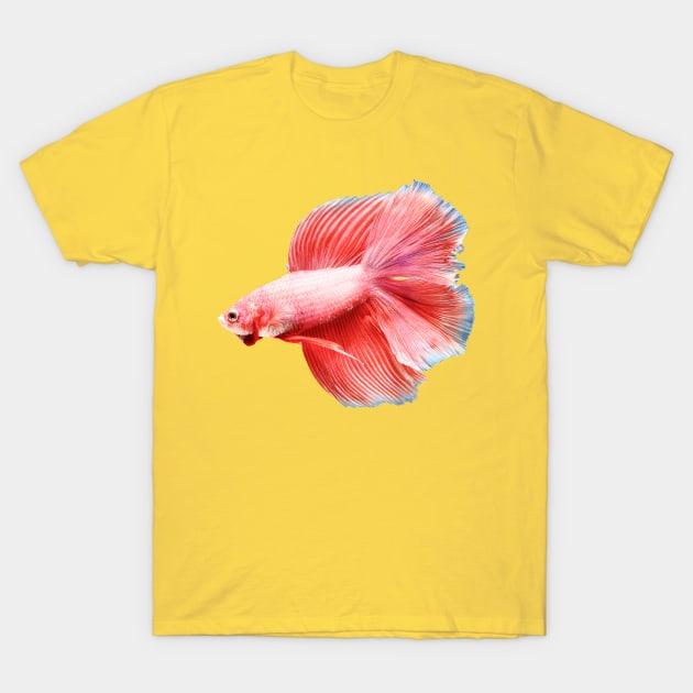 Red halfmoon T-Shirt by MACIBETTA